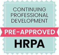 HRPA badge icon card