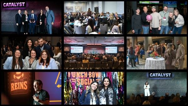A collage of pictures taken at SRG Catalyst events from previous years