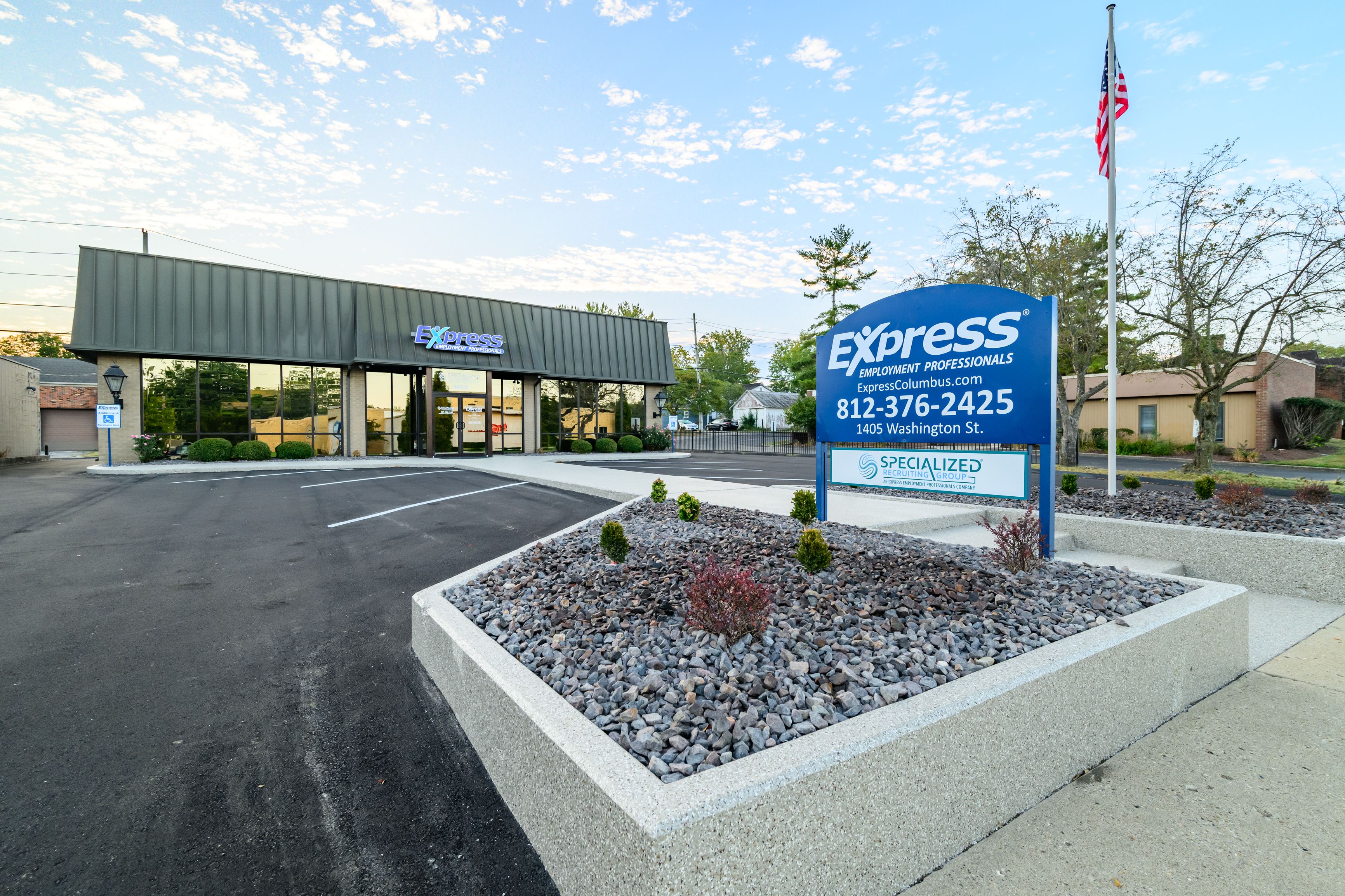 Exterior of Express Columbus
